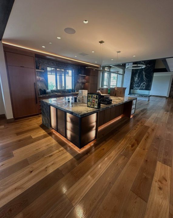 Wood installation by Ruggs Benedict Carpet One in Vail Valley 