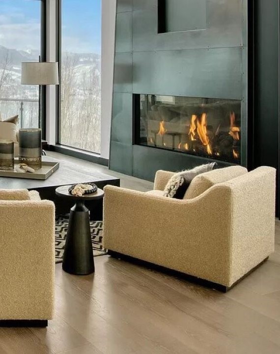 Installed laminate flooring in home