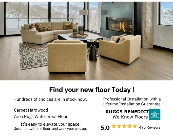 Vail Valley Home with newly installed flooring