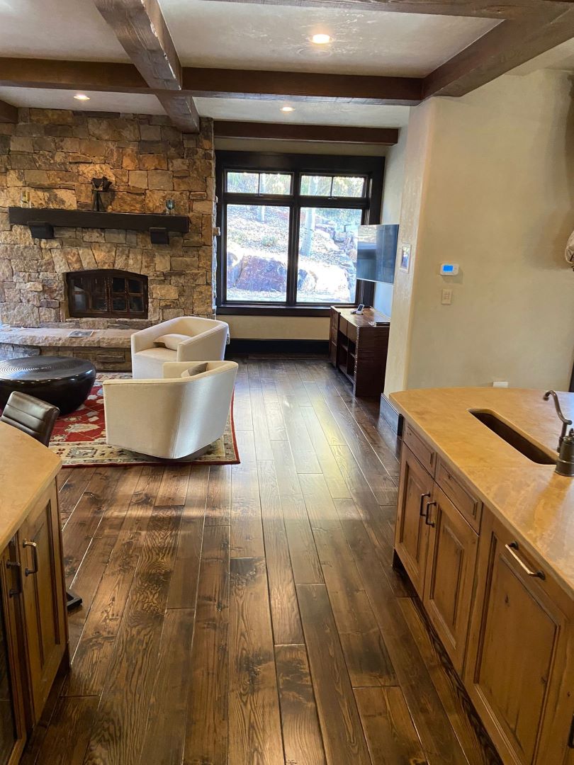 Luxury vinyl flooring