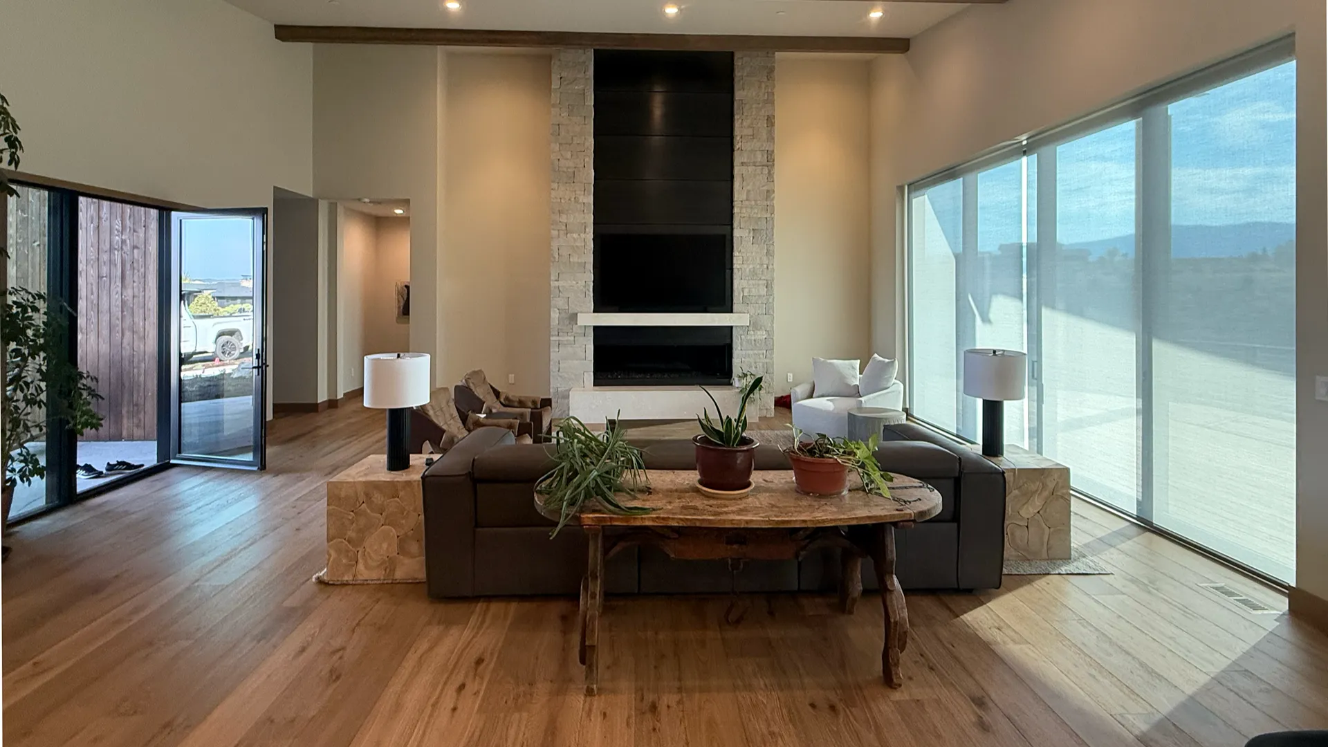 Hardwood flooring installation in Gypsum