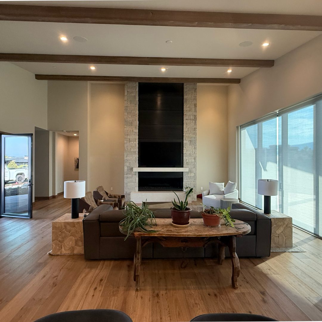 Living space in Colorado mountain home