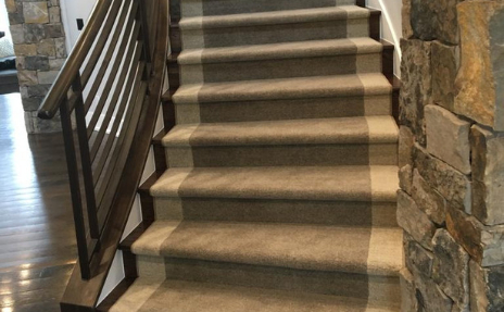 Stair Runner on Hardwood Floor 2