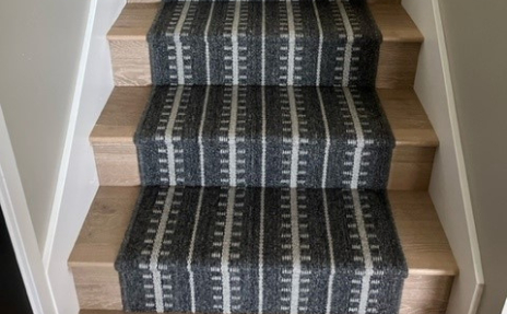 Stair Runner on Hardwood Floor 7