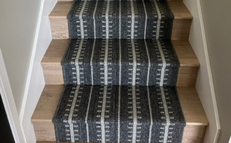 Stair Runner on Hardwood Floor 7