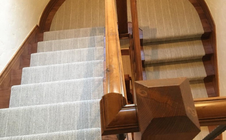 Stair Runner on Hardwood Floor 4